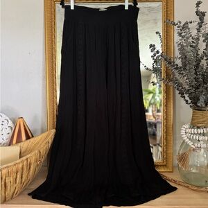 Elegant Black Wide Leg Pants